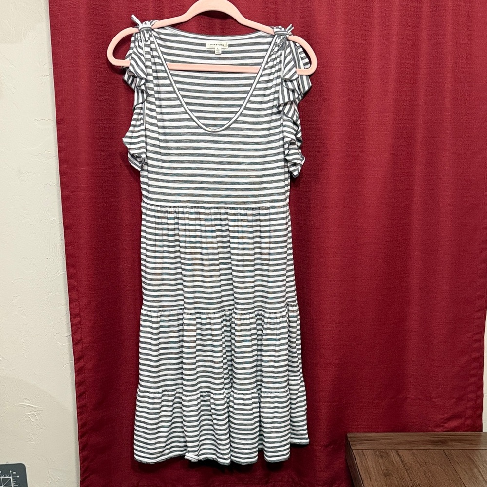 Striped Sleeveless Dress